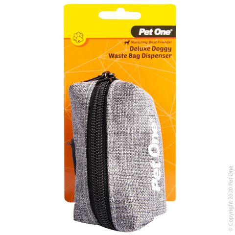 Pet One Waste Bags - Dispenser Fabric Grey