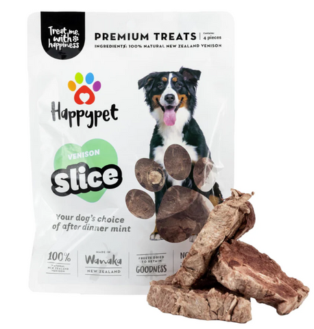 Happy Pet Venison Neck Slice 4pk