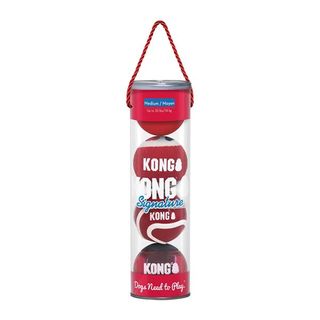 Kong Signature Balls Assorted - Medium 4pk