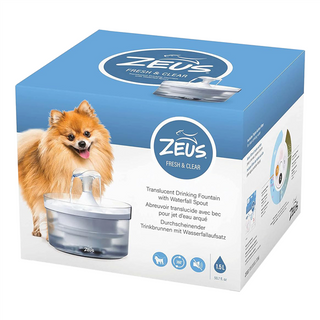 Zeus Fresh & Clear Fountain with Waterfall Spout 1.5L