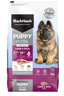 Black Hawk Dog Puppy Large Breed Lamb & Rice 10kg