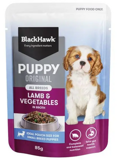 Black Hawk WET Dog Puppy Lamb & Vegetables 85g