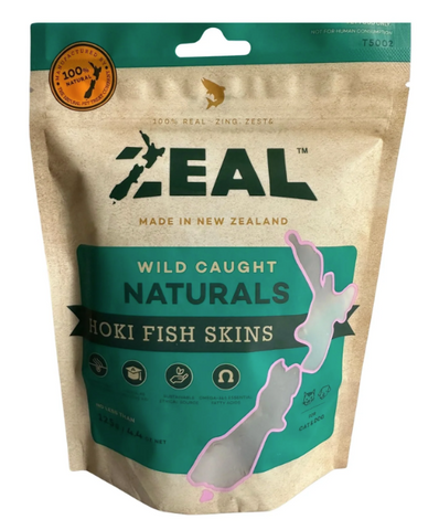 Zeal Wild Caught Hoki Skins 125g