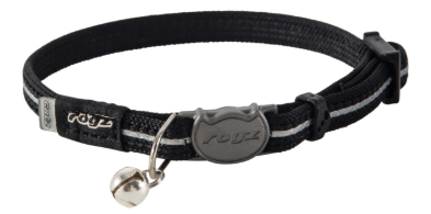 Rogz Alleycat Cat Collar Black