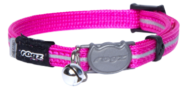 Rogz Alleycat Collar Pink 8mm
