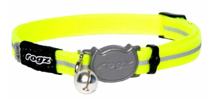 Rogz Alleycat Collar Dayglo 8mm