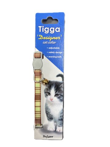 Tigga 'Designer' Cat Collar - Assorted Colours