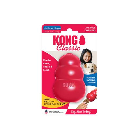 Kong Classic  Medium - Red