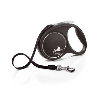 Flexi Black Design 5m Tape L - Silver