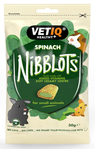 VetIQ Nibblots Spinach 30g Treats