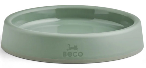 BecoBowl Steady Cat Bowl - Olive Green