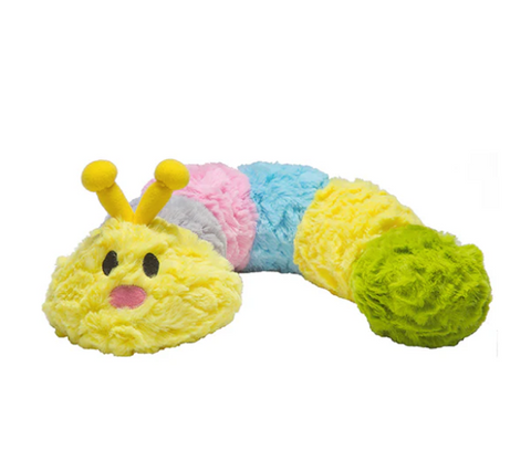 Patchwork Pet Dog Toy - Pastel Caterpillar 89cm