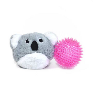 Patchwork Pet Dog Toy - Pricklet Koala 11cm