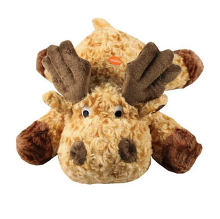 Patchwork Pet Dog Toy - Swirl Moose 39cm