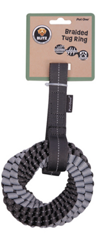 Blitz Rope Braided Tug Ring w/ Strap