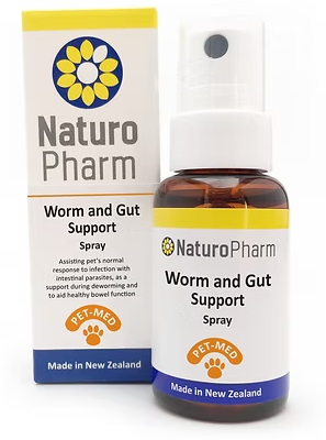 Pet Med Worm & Gut Support Oral Spray 25ml