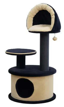 Petpals Cat Scratcher 4 Levels Puka 59x59x116cm