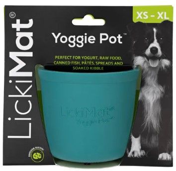 LickiMat Yoggie Pot - Turquoise