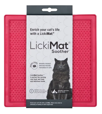 LickiMat Cat Soother - Red