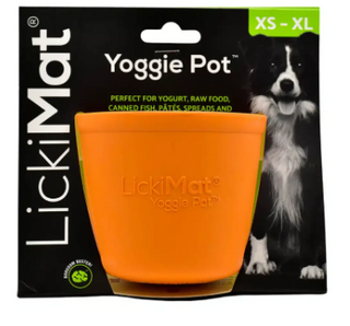 LickiMat Yoggie Pot - Orange