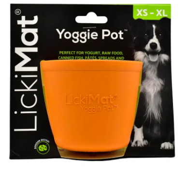 LickiMat Yoggie Pot - Orange