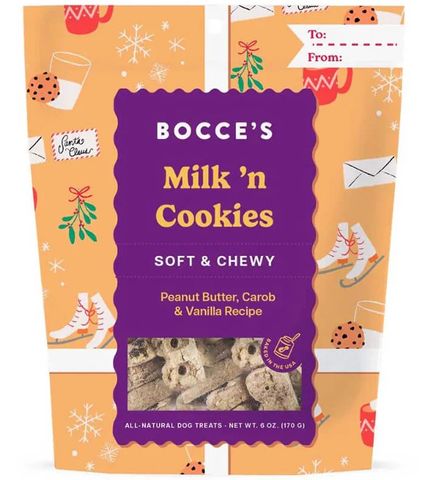 Bocce's Christmas Dog - Milk n' Cookies 170g