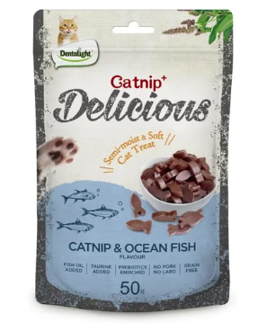 Dentalight Cat Catnip & Ocean Fish Flavour 50g