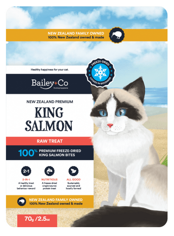 Bailey+Co Freeze Dried Salmon Bites 70g