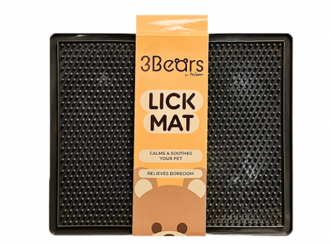3Bears Lick Mat Grey - Large