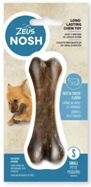 Zeus Nosh Strong Chew Bone Beef & Cheese   Sml 11cm