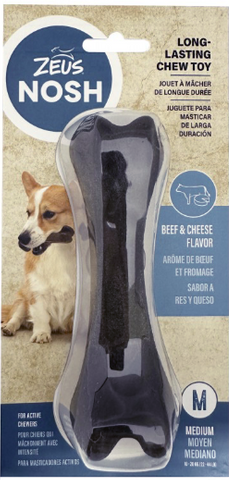 Zeus Nosh Strong Chew Bone Beef & Cheese  Med 15cm