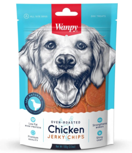 Wanpy Dog Treat Chicken Chips 100g