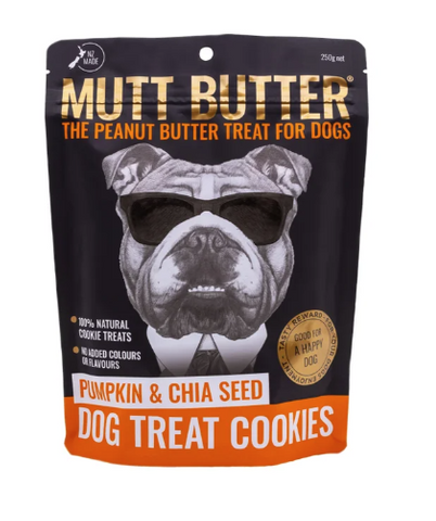 Mutt Butter Dog Cookies Pumpkin & Chia Seed