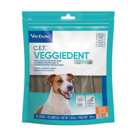 Virbac Veggiedent FR3SH   Small Chews