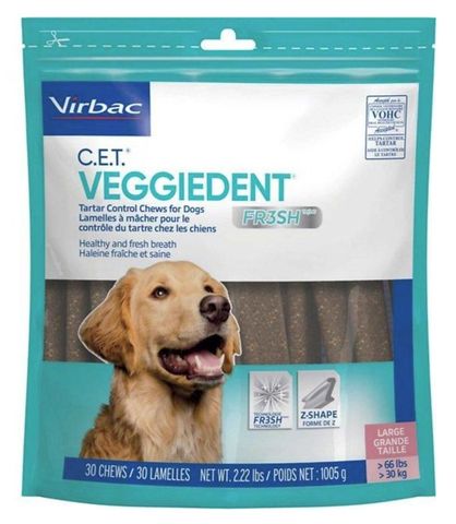 Virbac Veggiedent FR3SH Large Chews