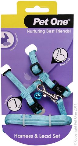Pet One Leash & Harness - Rabbit & Guinea Pig