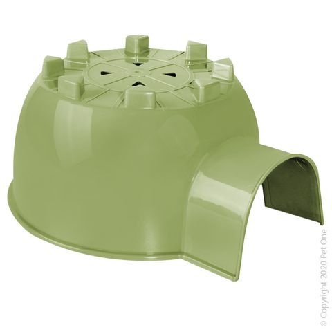 Pet One Small Animal Igloo - Green Large 30x26.5x14cm
