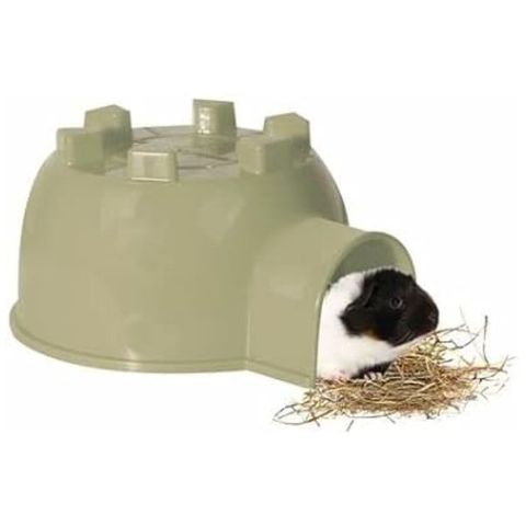 Pet One Small Animal Igloo - Green Medium 19x16.6x9.3cm