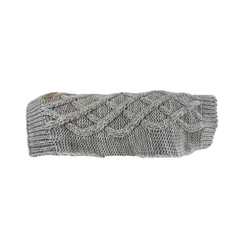 Huskimo Diamond Cable Knit - Grey
