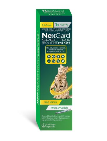 NexGard Spectra Cat 2.5 - 7.4kg 1pk