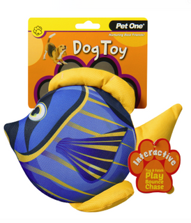 Pet One Dog Toy - Angelfish with Big Squeaker 26x20cm