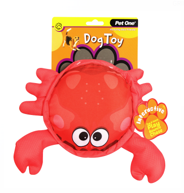 Pet One Dog Toy - Crab with Big Squeaker 24x26cm
