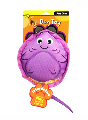 Pet One Dog Toy - Stingray with Big Squeaker 34x18cm