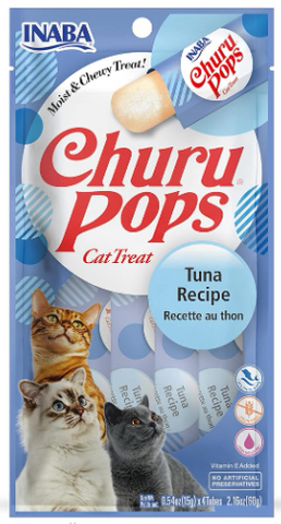 Inaba Cat Churu Pops Tuna 4pk