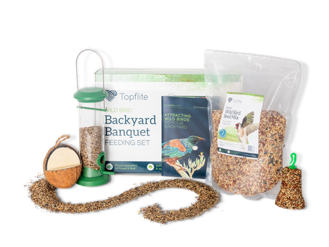 Topflite Wild Bird Backyard Banquet Feeding Set