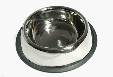 Stainless Bowl Non Tip Anti Skid 600ml