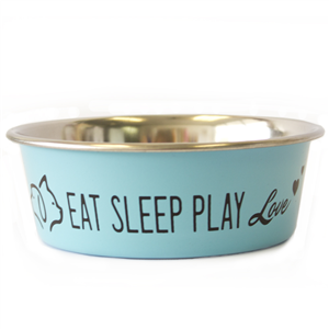 Stainless Steel Cute Bowl - 550ml Blue