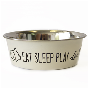 Stainless Steel Cute Bowl - 550ml Ivory