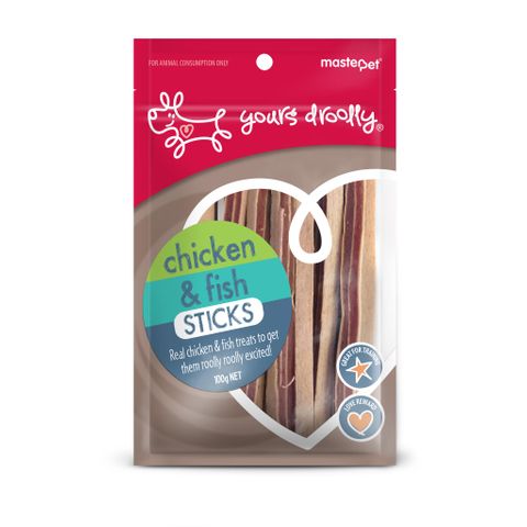 Yours Droolly Chicken/Fish Sticks 100g