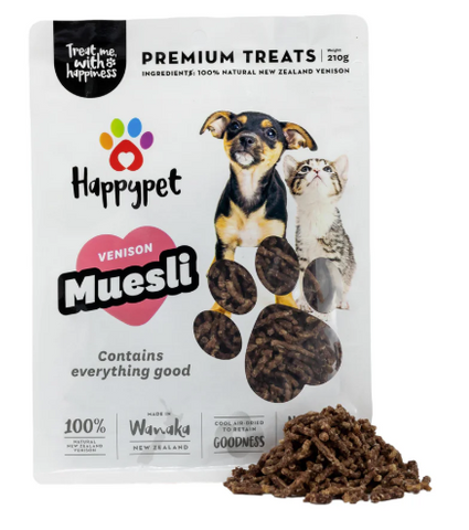 Happy Pet Venison Muesli 210g